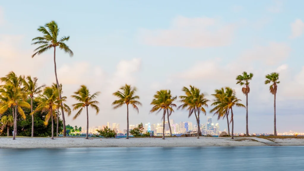 Plaże w tropikalnym Miami