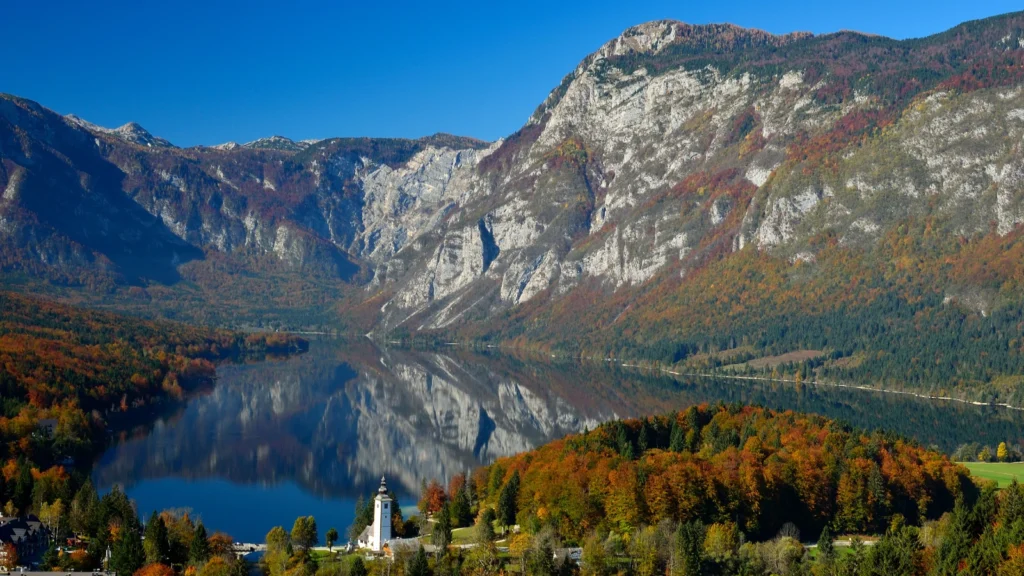 Jezioro Bohinj, Słowenia
